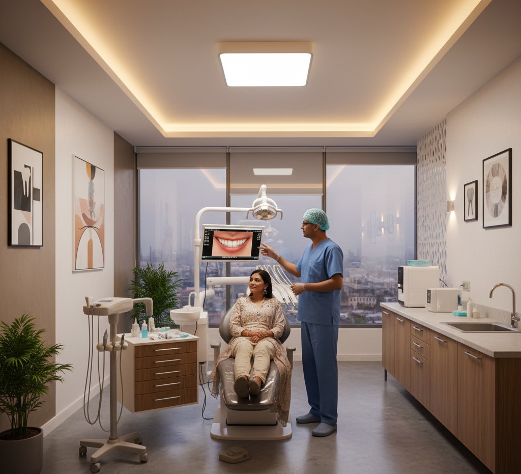 Tusk Dental smile makeover consultation in Kasba