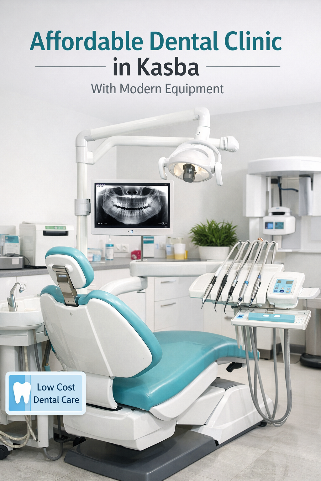 • Affordable dental clinic in Kasba with modern equipment