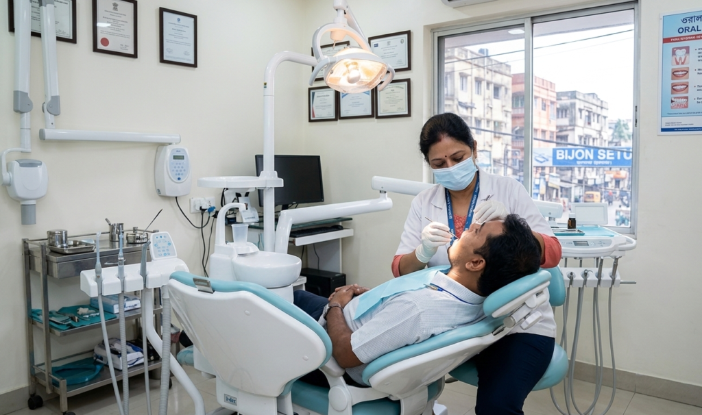 Preventive dental checkup in Kasba clinic