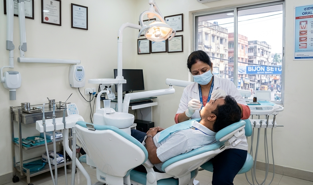 Preventive dental checkup in Kasba clinic