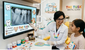 Fear-free dentistry setup for kids