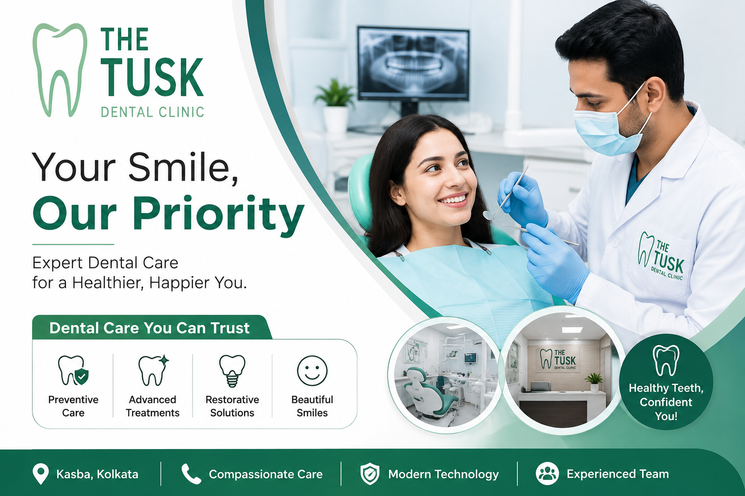 Dentist in Kasba providing professional dental care